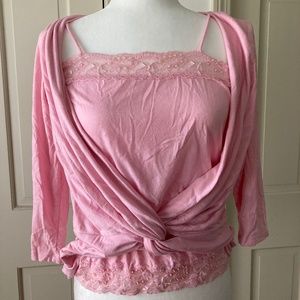 Woman Camisole Sweater lace Top